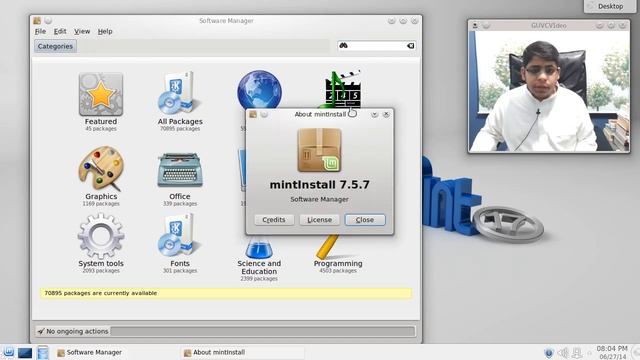 LinuxMint 17 KDE смотреть онлайн