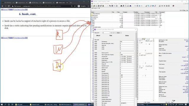 8.7 Inode structure and Inode Table of Contents смотреть онлайн