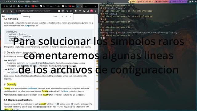 Instalar mpd con ncmpcpp en Arch Linux смотреть онлайн