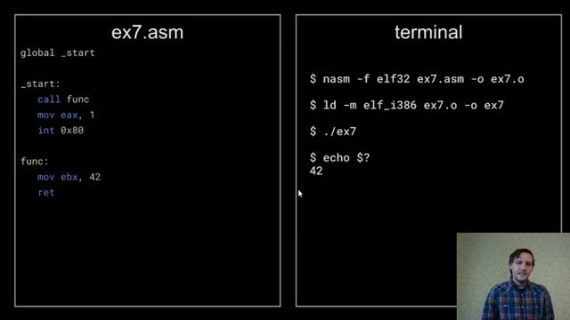 Intro to x86 Assembly Language (Part 4) смотреть онлайн