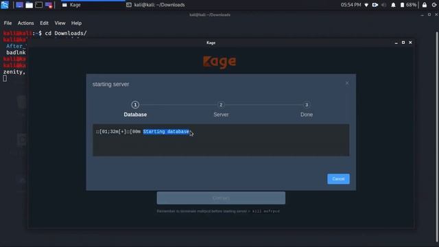 Kage Kali Linux -GUI for Metasploit Meterpreter and Session Handler смотреть онлайн