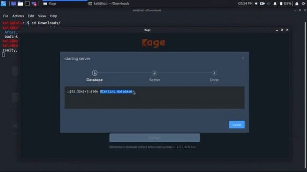 Kage Kali Linux -GUI for Metasploit Meterpreter and Session Handler