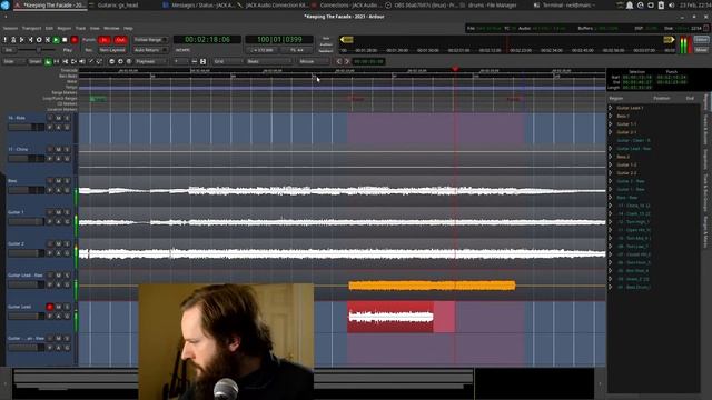 Remixing more metal in Ardour [Linux] смотреть онлайн