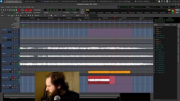 Remixing more metal in Ardour [Linux]