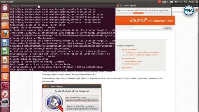 Restore GRUB/MSR || Restaurar GRUB/MSR смотреть онлайн