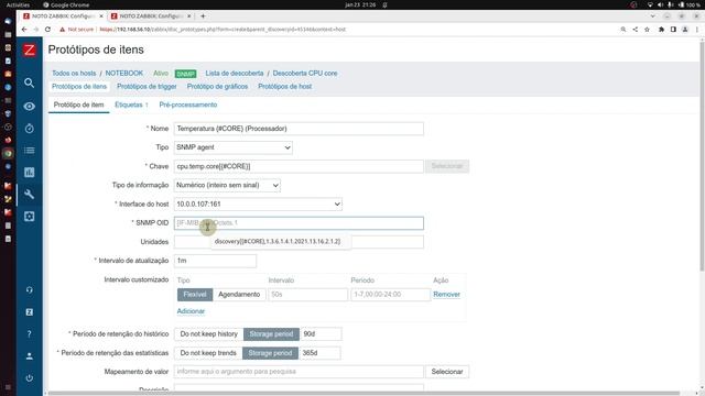 Monitoramento de temperatura pc Linux ou servidor via SNMP LLD - Automatizado смотреть онлайн