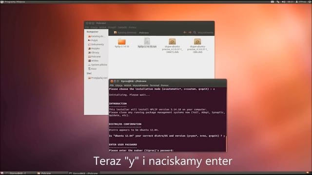 Instalacja drukarek HP w systemie Linux смотреть онлайн