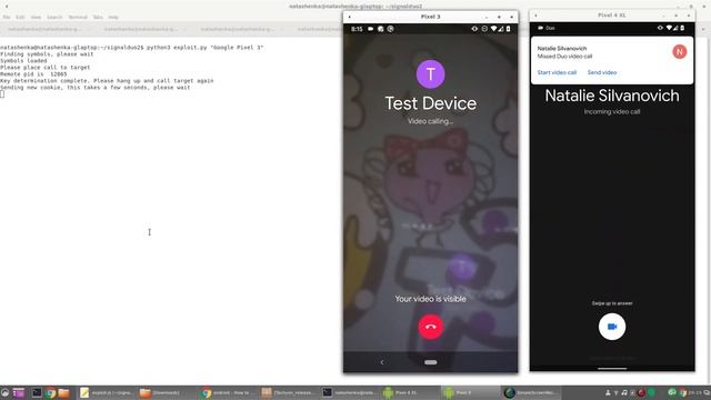 Fully Remote Google Duo Exploit смотреть онлайн