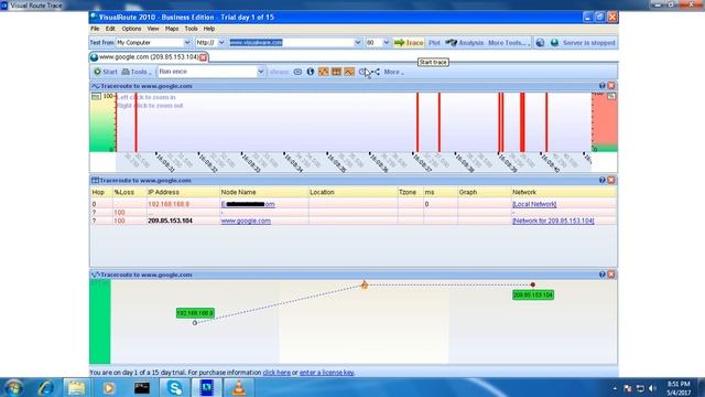 Visual Route Trace смотреть онлайн