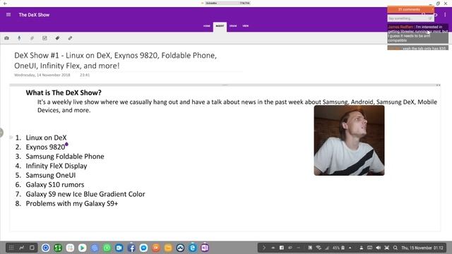 DeX Show #1 - Linux on DeX, Exynos 9820, Foldable Phone, OneUI, Infinity Flex, and more! смотреть онлайн