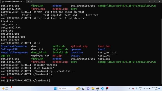 Tar Command || Tar Command in Linux || Tar, bzip , gzip смотреть онлайн