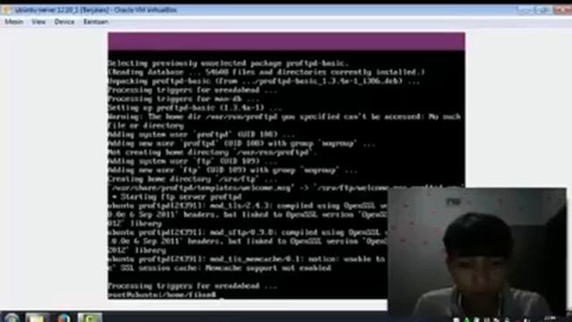 Instalasi & Konfigurasi FTP Server Ubuntu смотреть онлайн