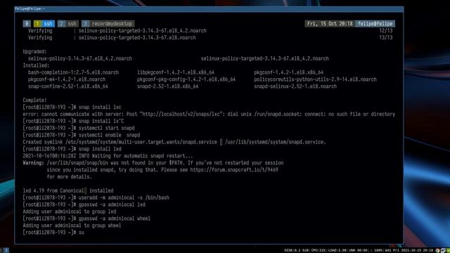 Kazoo install with Linux Containers Part 1 смотреть онлайн