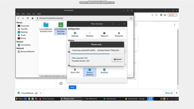 ClamAV virus test смотреть онлайн