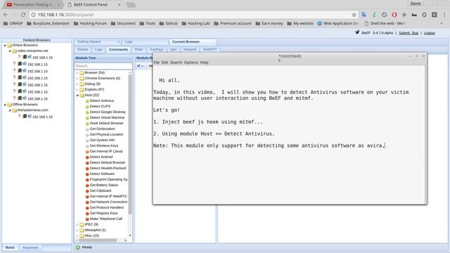Detect Antivirus on victim machine without user interaction смотреть онлайн