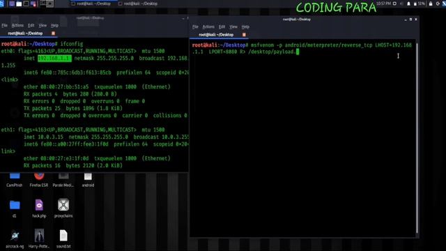How to create Payload using Kali Linux |2021 Coding Para смотреть онлайн