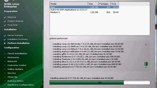 SuSE 11 SP3 installation on oraclevm part2 смотреть онлайн