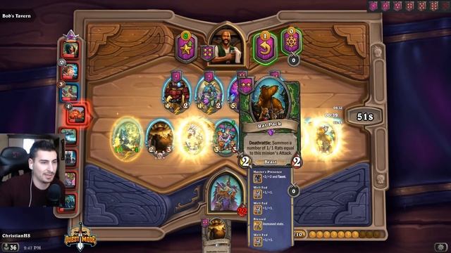 Hearthstone Battlegrounds: The Secret Way How To Play With Rafaam | This Hero Is Busted смотреть онлайн