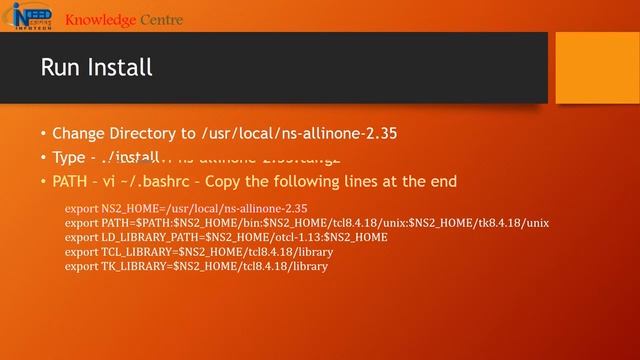 Install ns2 on CentOS смотреть онлайн