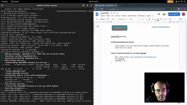 OpenRGB en Arch Linux - controla las luces de tus dispositivos gaming смотреть онлайн