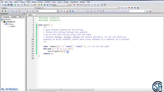 2D Array C Programming array of string, array of pointers in c programming смотреть онлайн