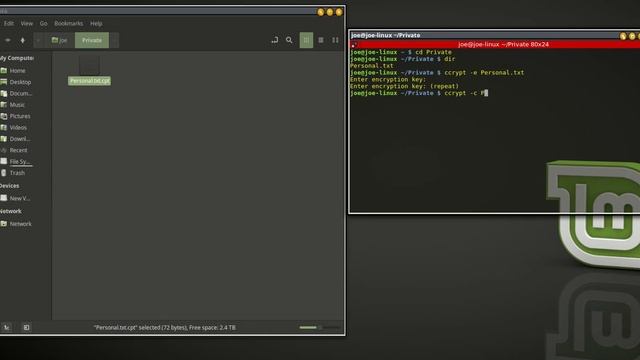 Encrypting Files in Linux Using ccrypt смотреть онлайн