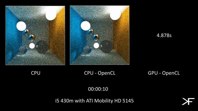 CPU vs GPU OpenCL Comparison смотреть онлайн
