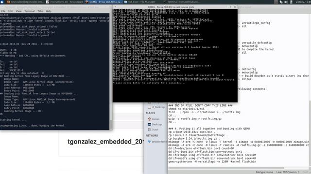 Versatile full boot on QEMU using U-Boot, Linux kernel and BusyBox смотреть онлайн
