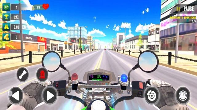 Car Simulator 2 - Police Bike Highway Rider - Driving Simulators - Android ios Gameplay смотреть онлайн