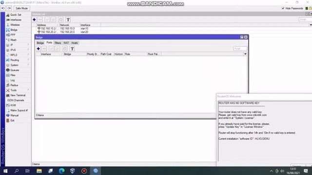 TUTORIAL INSTALASI DAN KONFIGURASI VLAN MENGGUNAKAN MIKROTIK смотреть онлайн