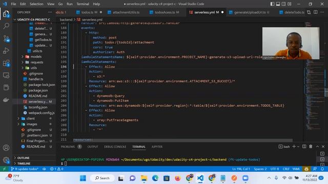 ALX Udacity Cloud Developer Nanodegree Project 4 - Develop and Deploy Serverless App Part 5 смотреть онлайн
