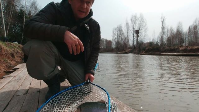 Нахлыст для начинающих. Ловля форели на платных водоёмах. 2 часть. смотреть онлайн