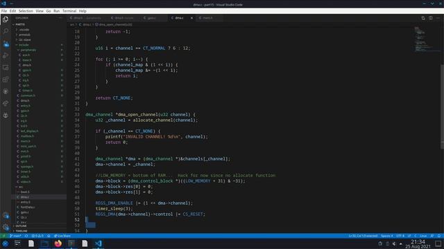 Raspberry Pi Bare Metal Tutorial - Part 15 (Video with DMA) смотреть онлайн