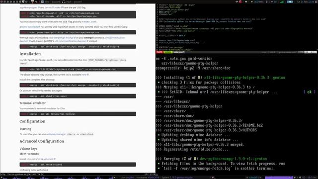 Full Gentoo Install Tutorial - pt.2 - X, Sound and Xfce/SLiM смотреть онлайн