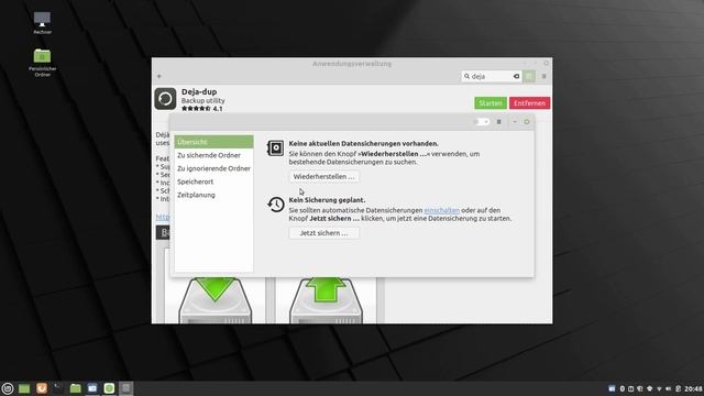 Linux Mint: überzeugende kostenlose Backup Software (Déjà Dup & duplicity) смотреть онлайн