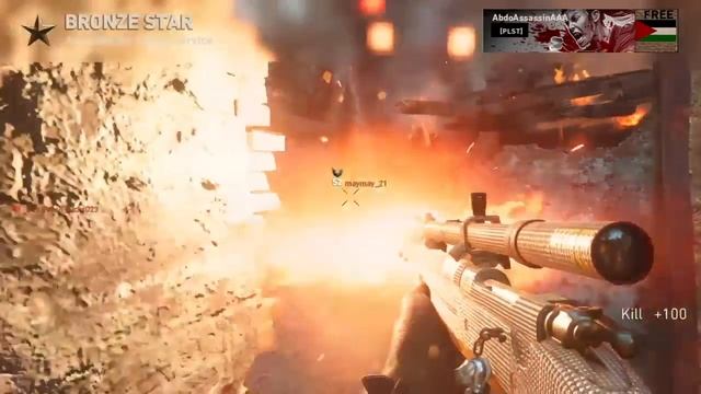 COD:WWII M1907 Quick/No Scope Montage смотреть онлайн