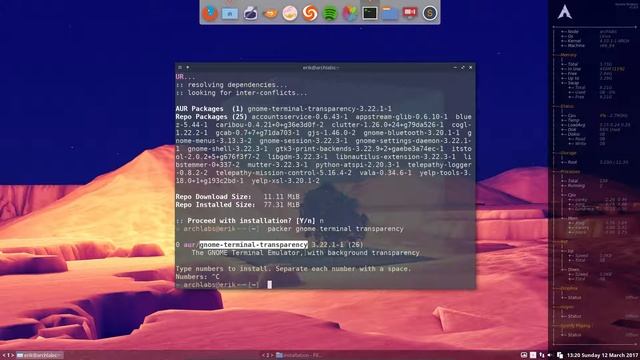 ARCHLabs : 18 how to use the installation scripts - transparent gnome-terminal смотреть онлайн