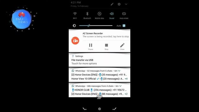 Intense Dusk Dark UI EMUI 5 Theme смотреть онлайн