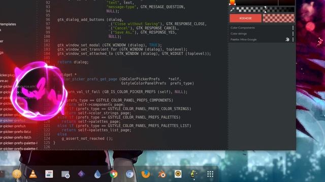 GNOME 3.22 | GNOME Builder Color Picker Plugin смотреть онлайн