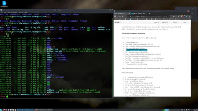 File System Hierarchy in Parrot OS Linux |Linux File System explained with Lab |Linux Hindi Tutoria смотреть онлайн