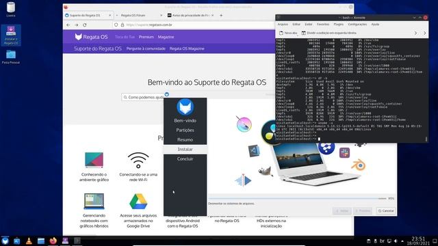 REGATA OS, Distro Brasileira para Gamers, será que presta ? :: Parte 1 - 🦗 #192 смотреть онлайн