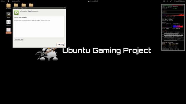 Let's Play on Ubuntu: Steam Linux Beta Client installation смотреть онлайн