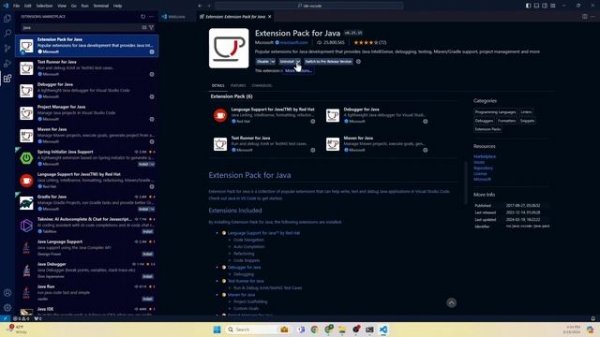 How to Install JDK 21, IDE Visual Studio Code & Write first Java Program | Java in 1 Hour series