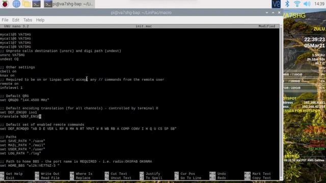 VA7SHG - LinPac - Packet radio on linux, beyond Winlink and APRS смотреть онлайн