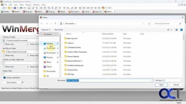 Compare Files and Folders to See Their Differences and Then Merge Them with WinMerge смотреть онлайн