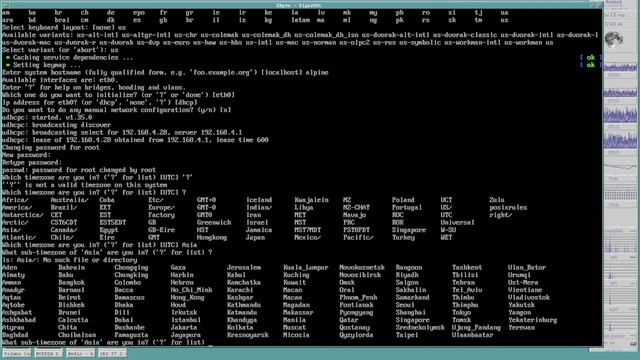 Installing Alpine Linux 3.16.2 смотреть онлайн