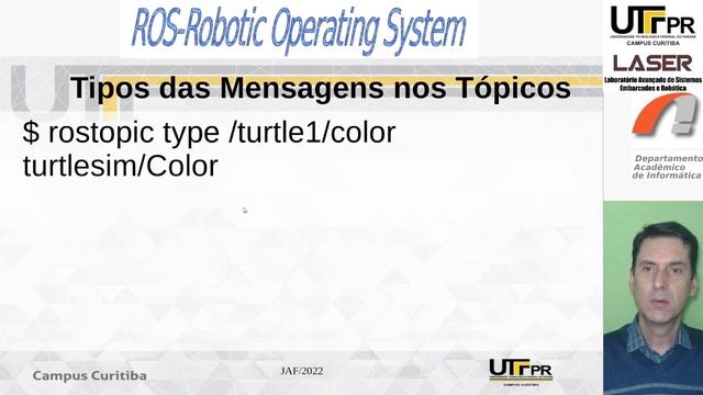 (CBR-5) Aula 5 - Curso Básico de ROS: Comandos de Nós, Topicos e Mensagens com o TurtleSim смотреть онлайн