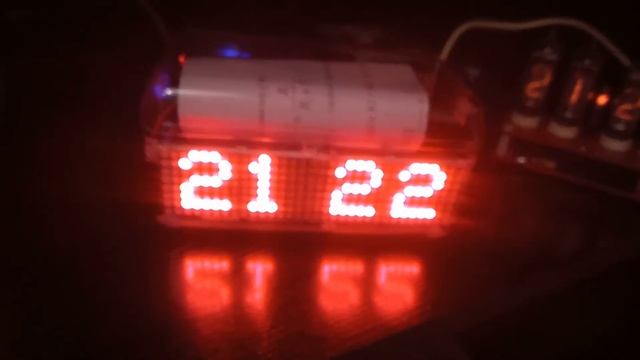 32x8 LED matrix clock (RTC, T, RH) смотреть онлайн