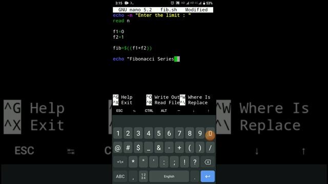 Linux Lab Program 4 (Print Fibonacci Series upto N) for BCA First Semester (CBCS Syllabus KUD) смотреть онлайн