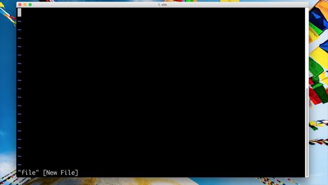 2. Running, editing, saving and exiting vim. смотреть онлайн